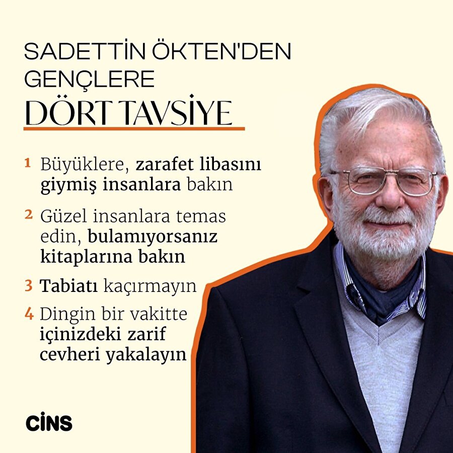 Sadettin Ökten'den gençlere 4 tavsiye 