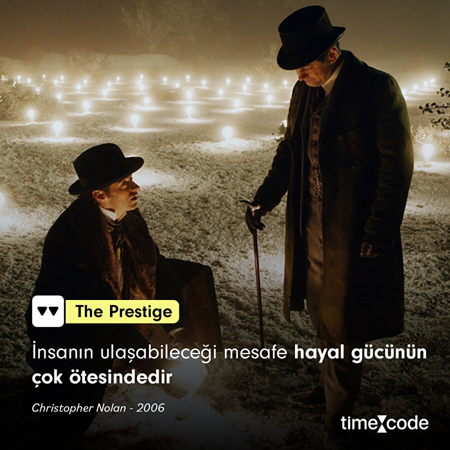  The Prestige filminden alıntı
