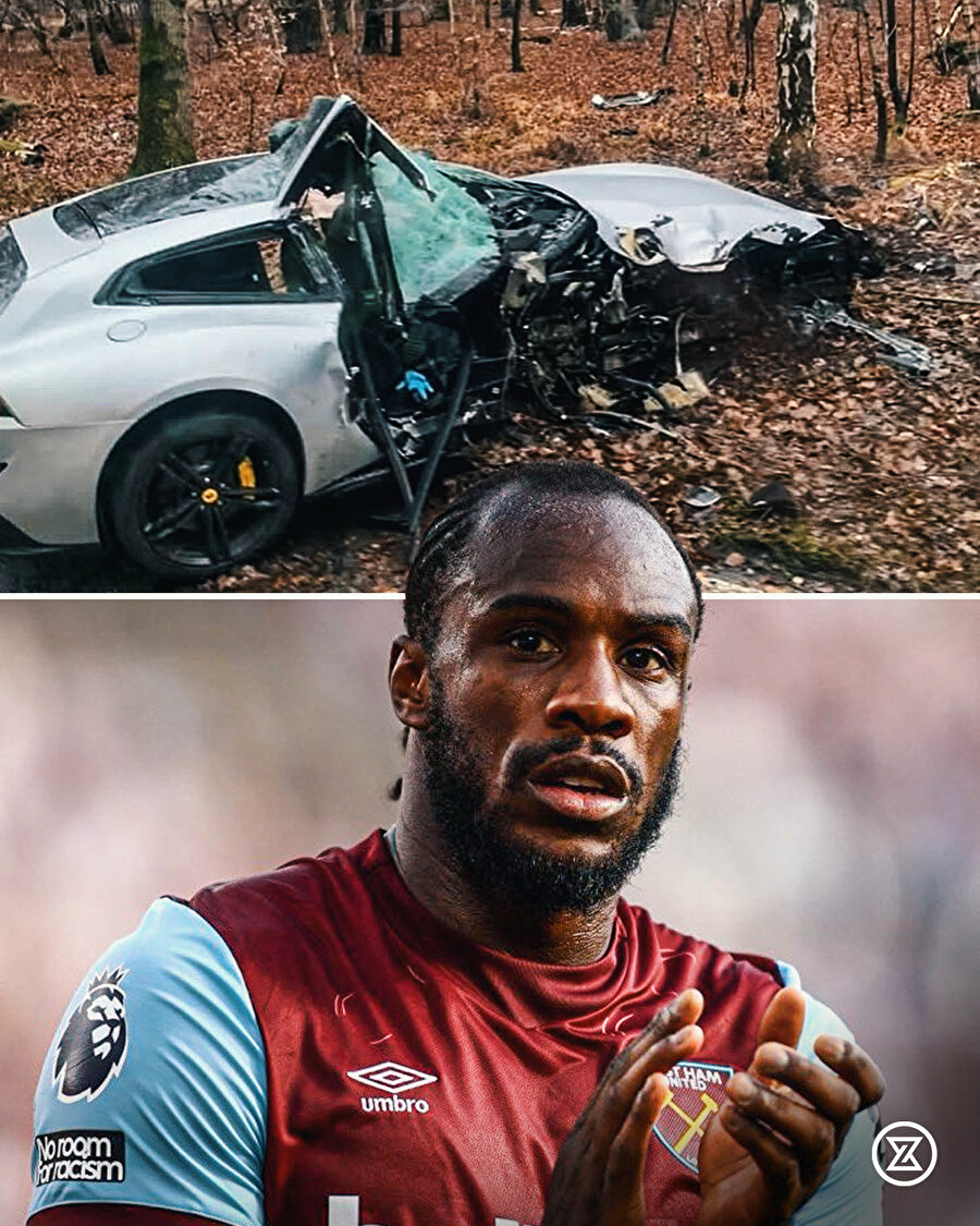 Yıldız futbolcu trafik kazası geçirdi