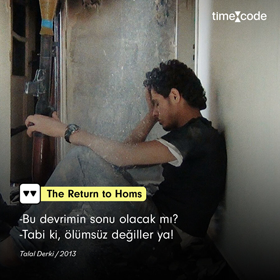 The Return to Homs filminden alıntı