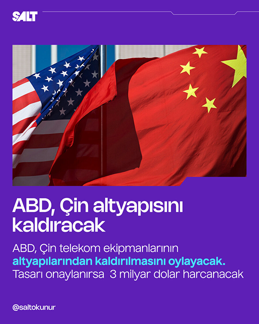 ABD, Çin altyapısını kaldıracak