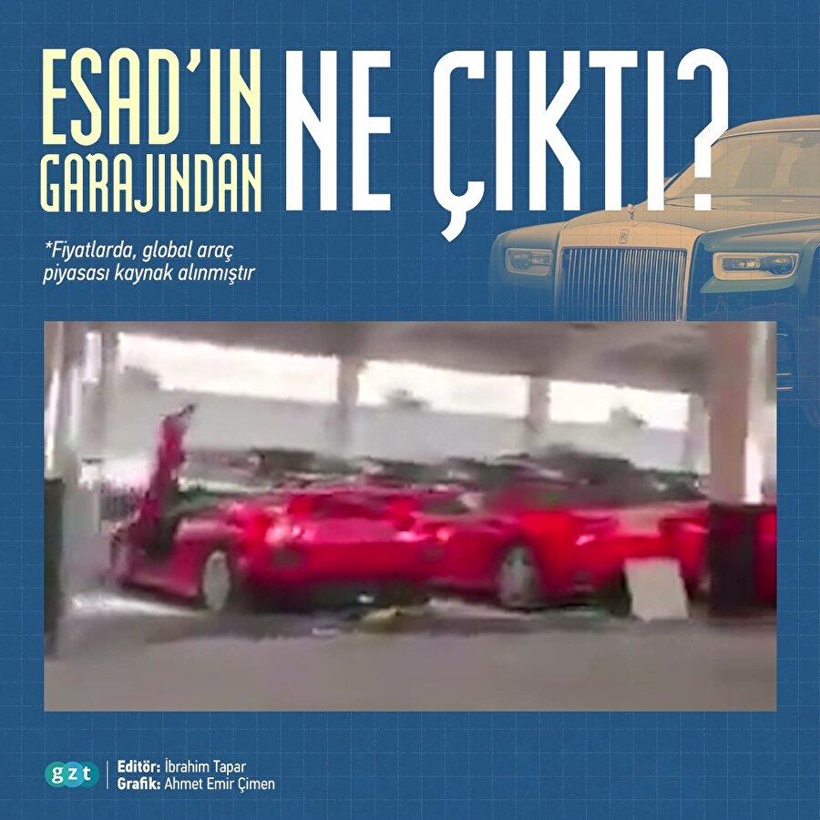 Esad'ın gizli garajı ortaya çıktı: İçeride neler var?
