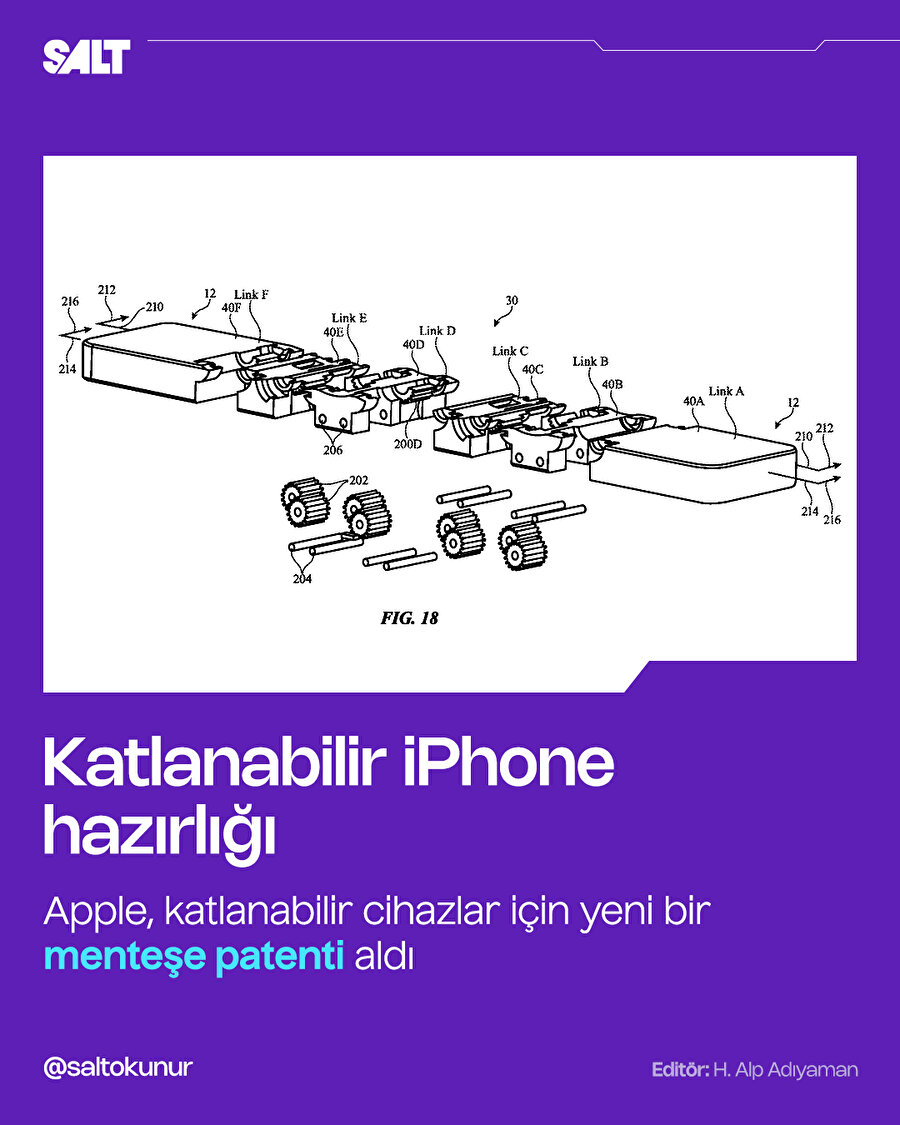 Katlanabilir iPhone hazırlığı