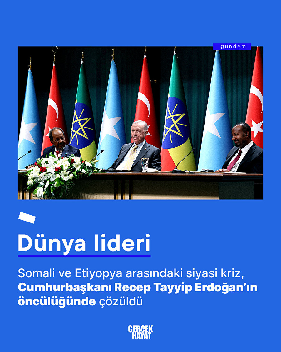 Krizi Recep Tayyip Erdoğan çözdü