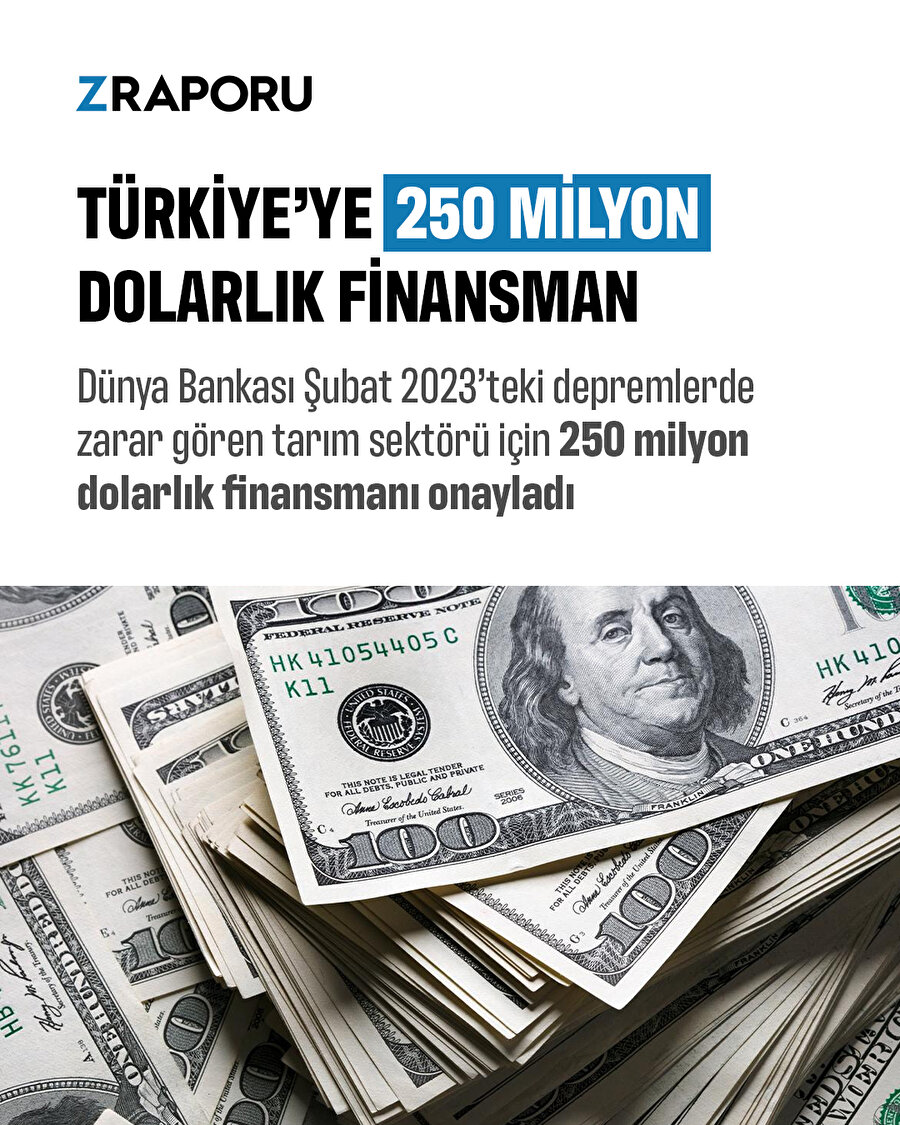 Türkiye'ye 250 milyon dolarlık finansman