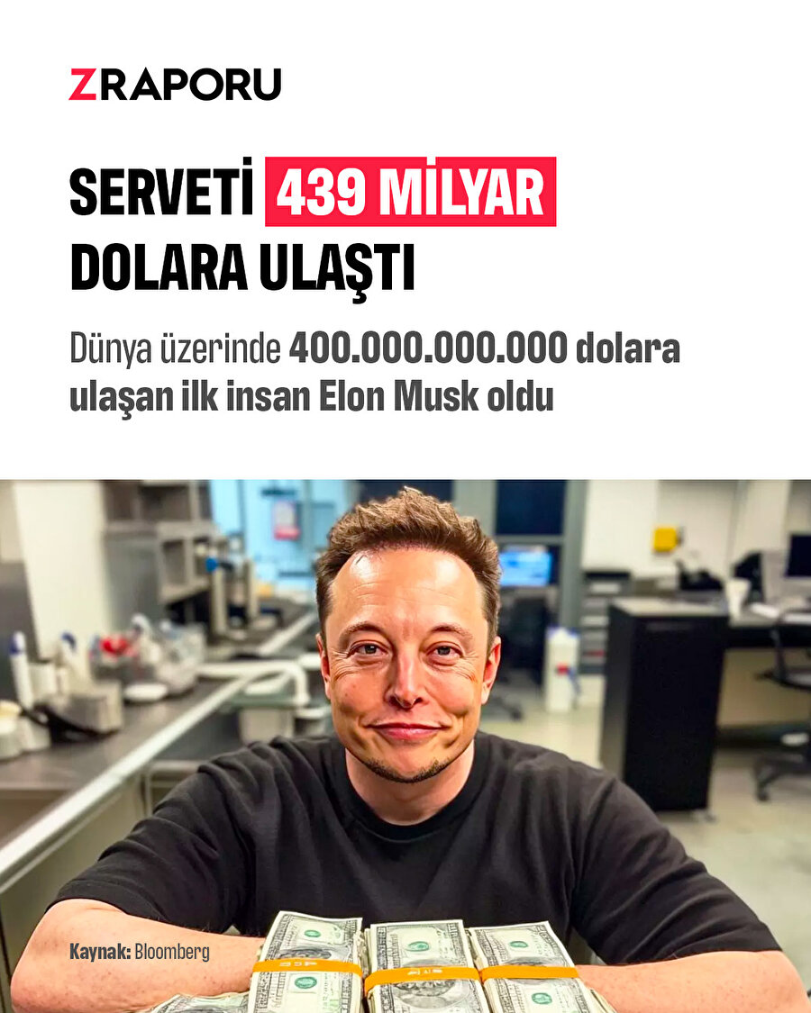 Serveti 439 milyar dolara ulaştı