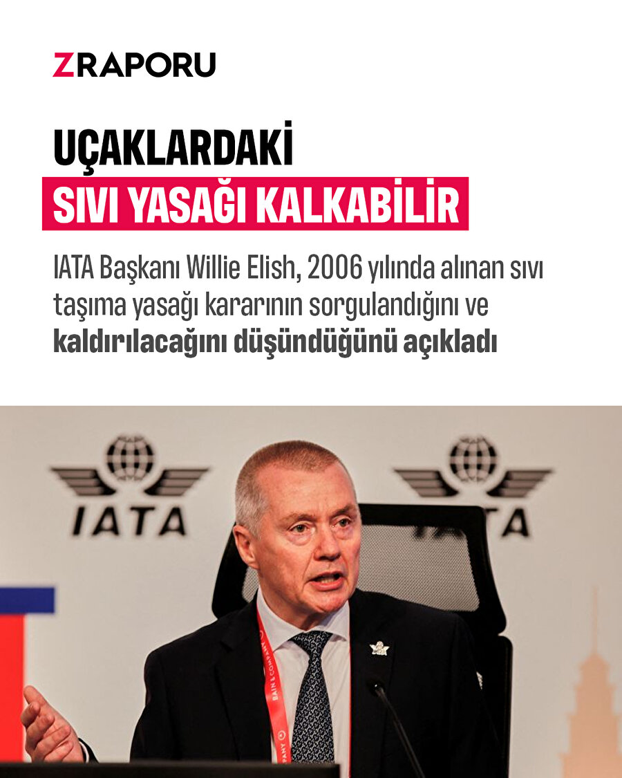 Sıvı yasağı kalkıyor