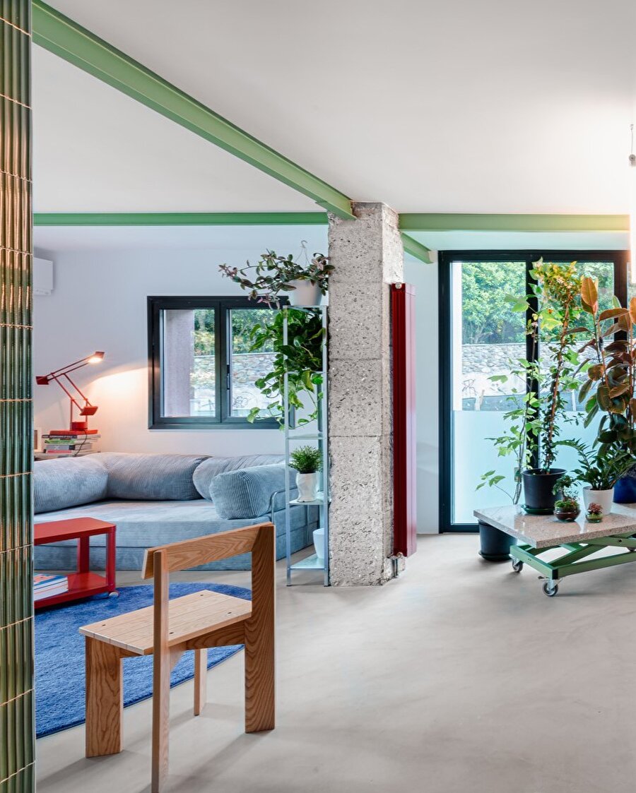 1960’lardan kalma kompakt apartman dairesi yenilendi!