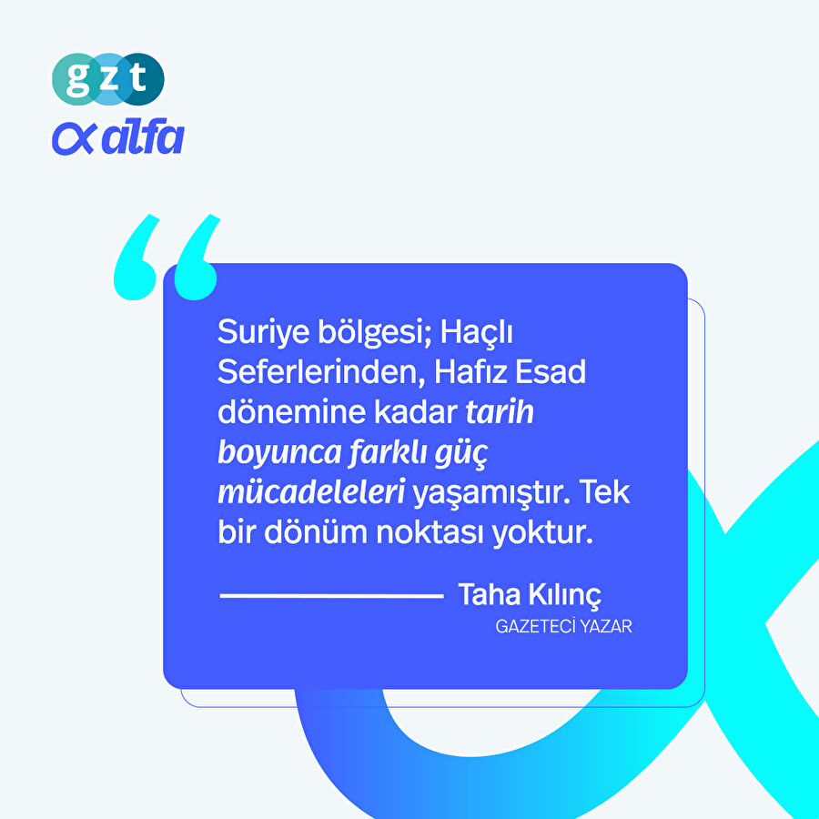 “Suriye bölgesinde tarih boyunca farklı güç mücadeleleri yaşanmıştır”