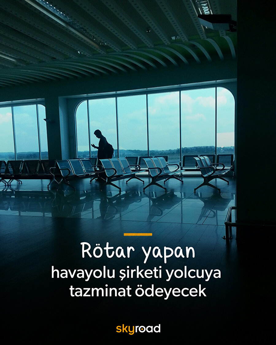 Rötar yapan havayolu şirketi yolcuya tazminat ödeyecek 👌