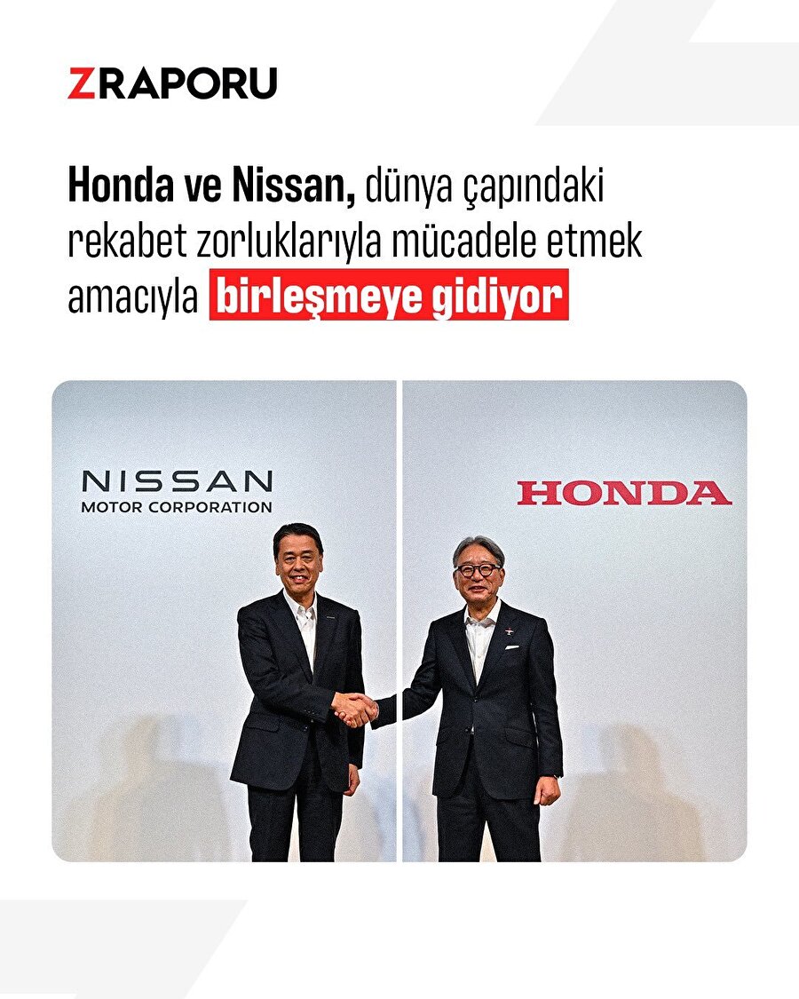 Japon devleri Nissan ve Honda birleşiyor 