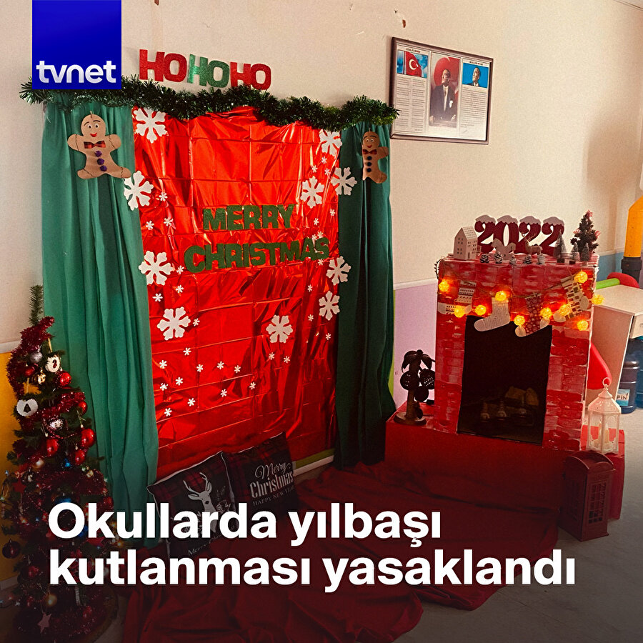 Okullarda yılbaşı kutlanması yasaklandı