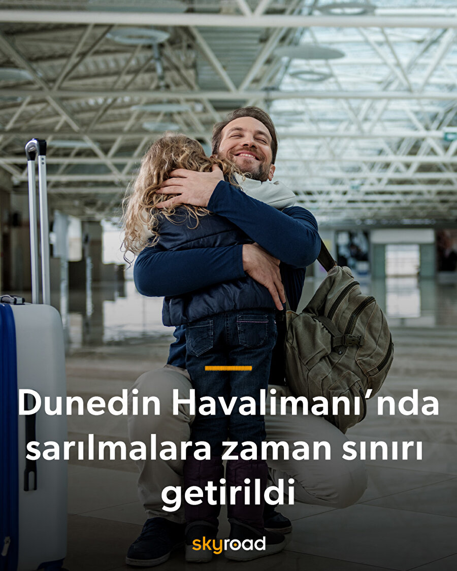 Yeni Zelanda Havaalanı’nda ‘3 dakikalık sarılma” kuralı 🤔