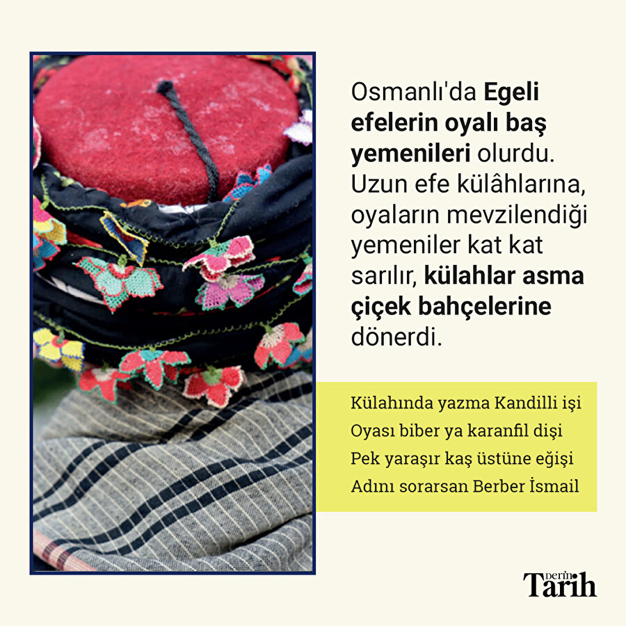 Efelerin oyalı yemenileri