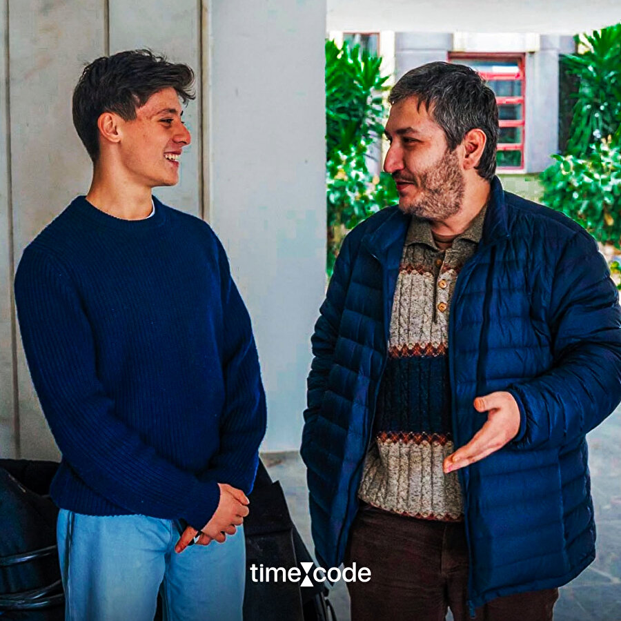 Arda Güler, "Gibi" dizisinin setinde