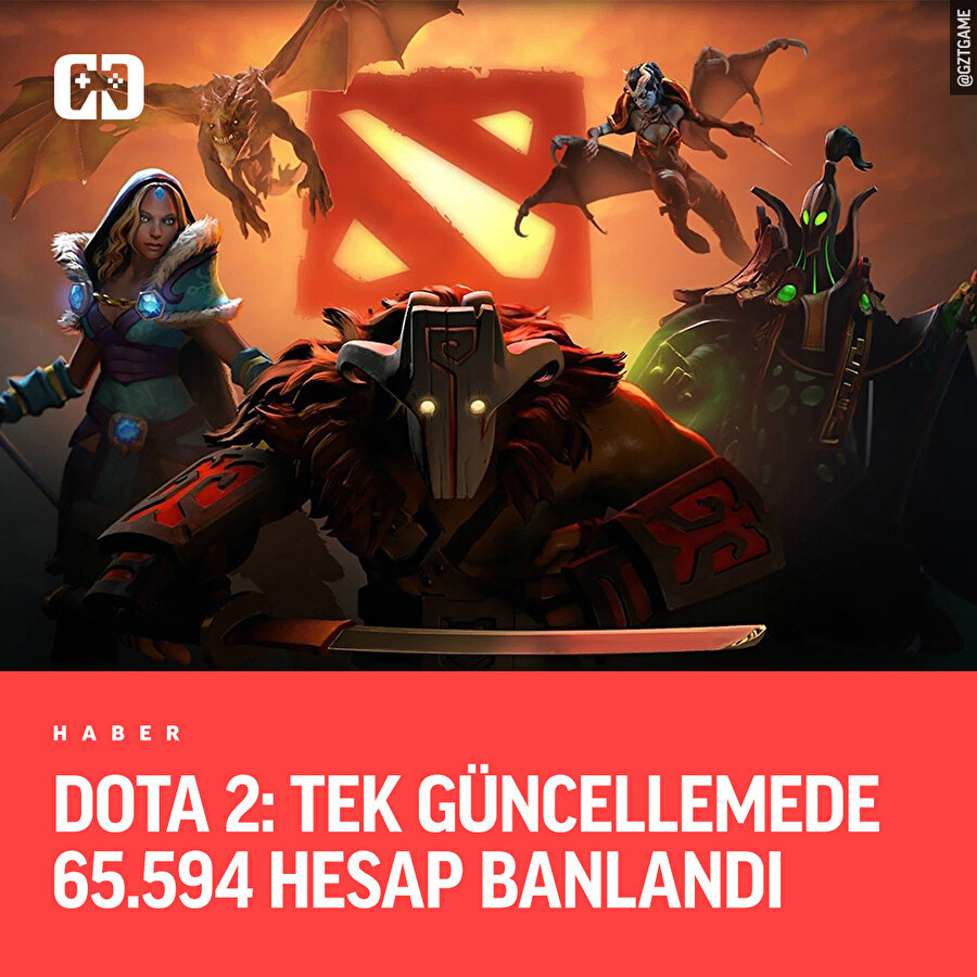 Dota 2 Kullanıcıları banlandı