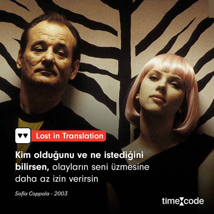 Lost in Translation filminden alıntı