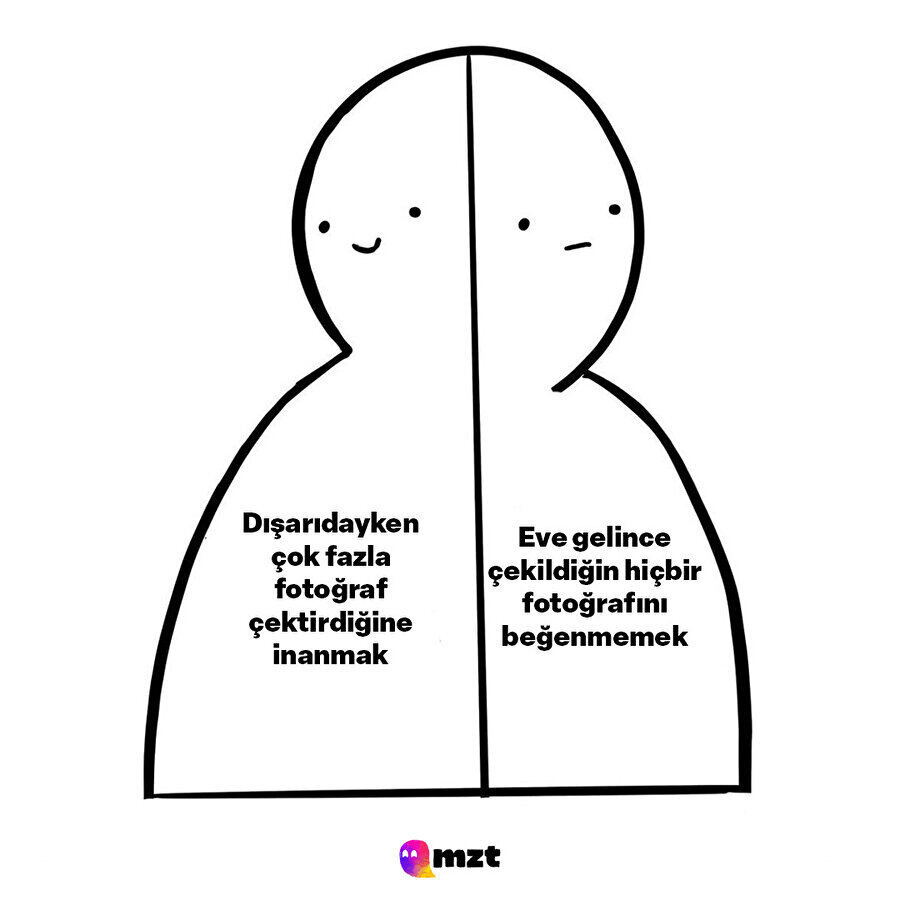 Tek bedende iki kişiliğe sahibiz