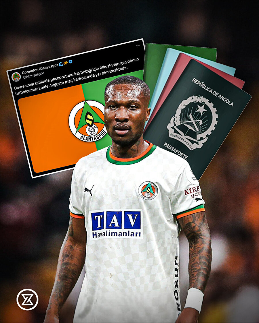 Pasaportunu kaybetti, kadroya giremedi!