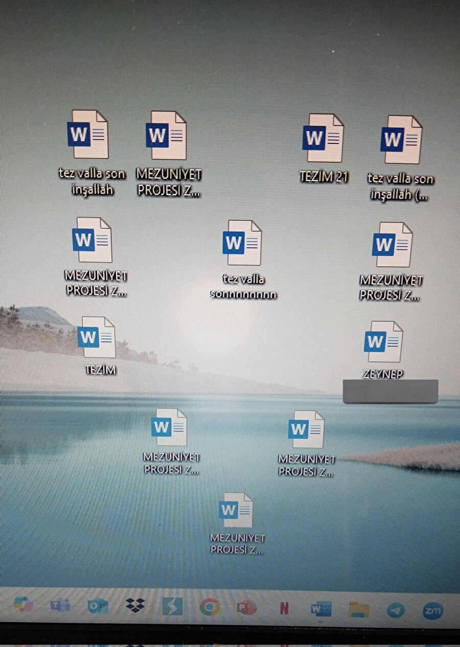 Bu sefer son dediğim olayların gelişme şekli