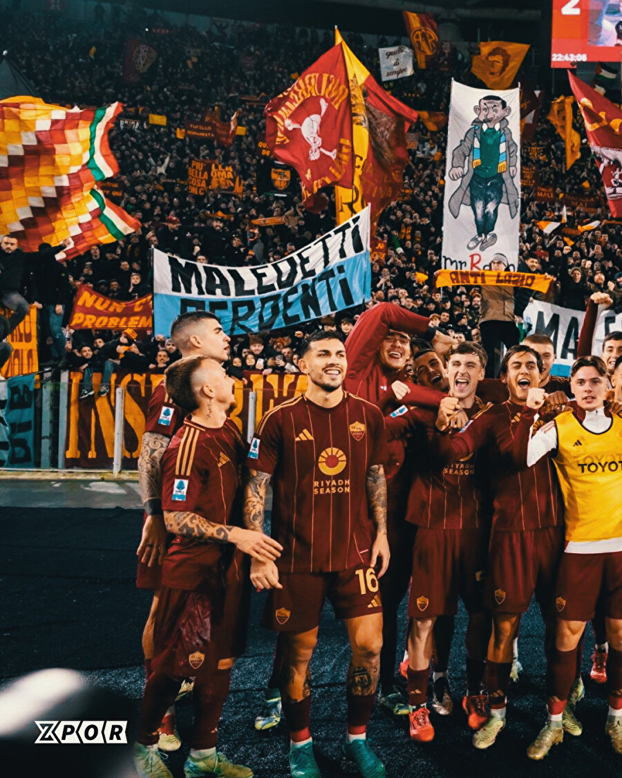 Derbinin galibi Roma