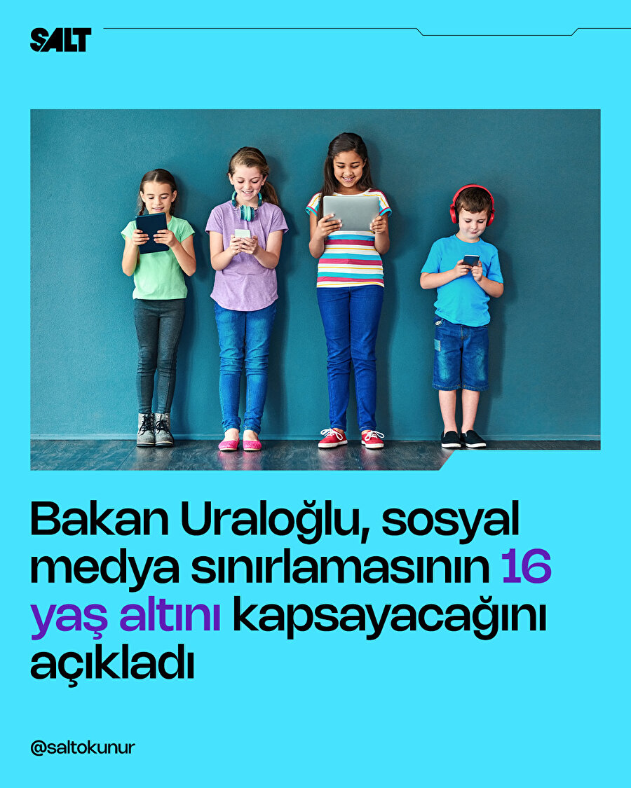 Bakan açıkladı: 16 yaş altına sosyal medya yasağı 