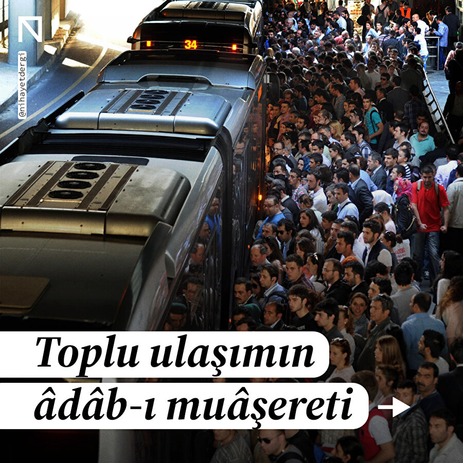 Toplu ulaşımın âdâb- muâşereti 📖