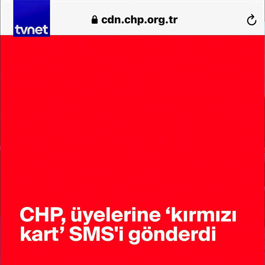 “Kırmızı kart cepte!”