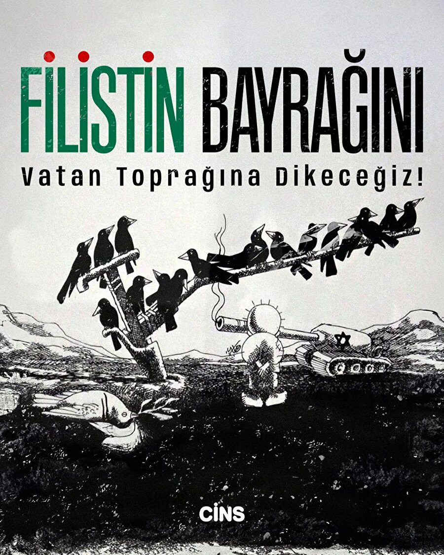 Filistin bayrağını vatan toprağına dikeceğiz!