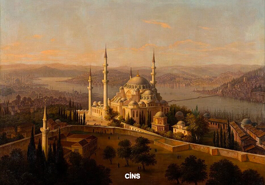  Süleymaniye Camii ve Haliç manzarası