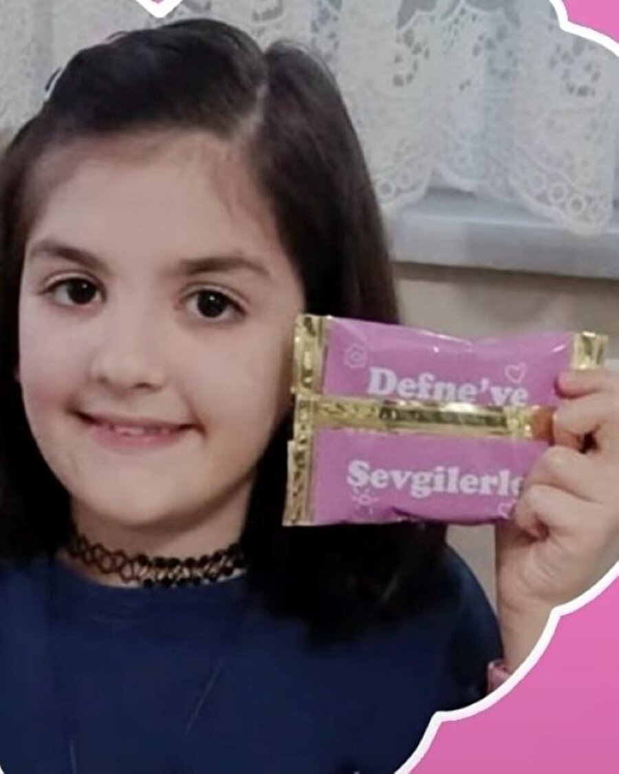 'Çokoprenses'i tasarlayan Defne'ye, ona özel üretilen ürün ulaştırıldı