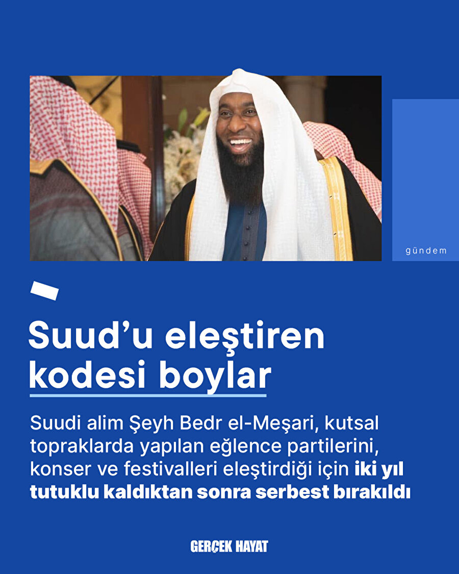 Suud'da eleştiri hapisle sonuçlanır