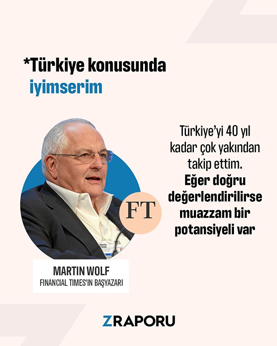 Ünlü ekonomist : “Türkiye konusunda iyimserim” 