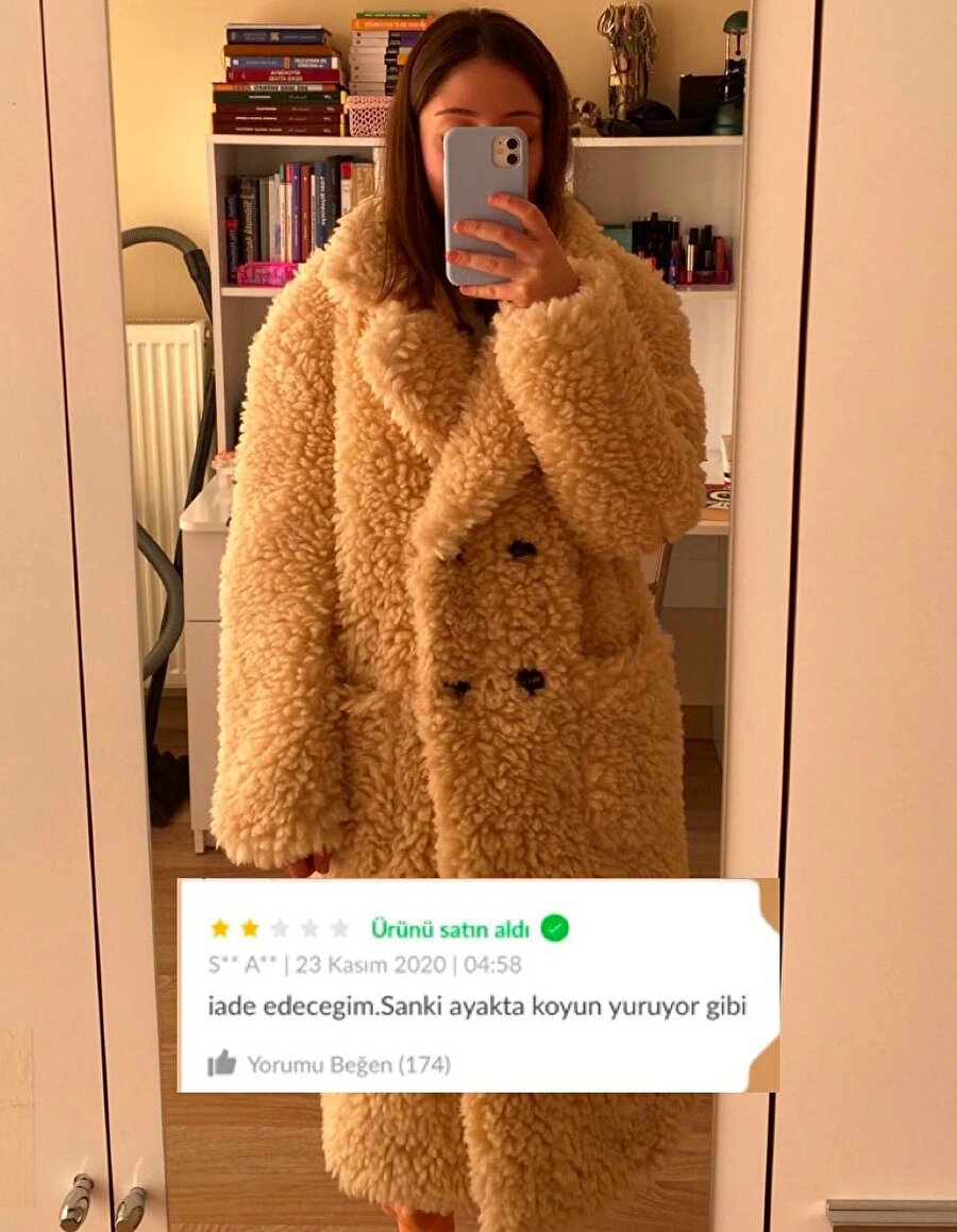 Mankende beğendiğim kıyafetin üzerimde duruşu