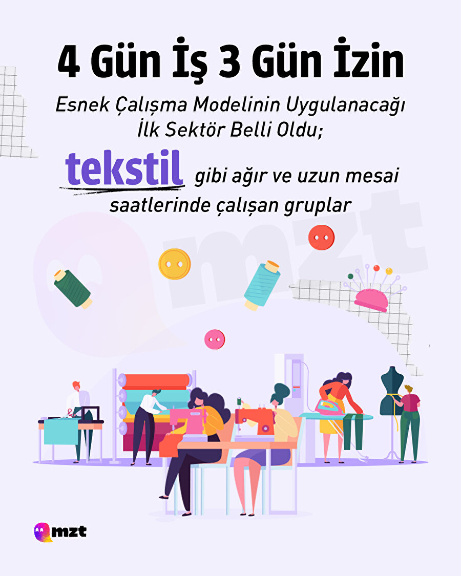 4 gün iş 3 gün izin esnek çalışma modeli uygulanmaya başlanıyor