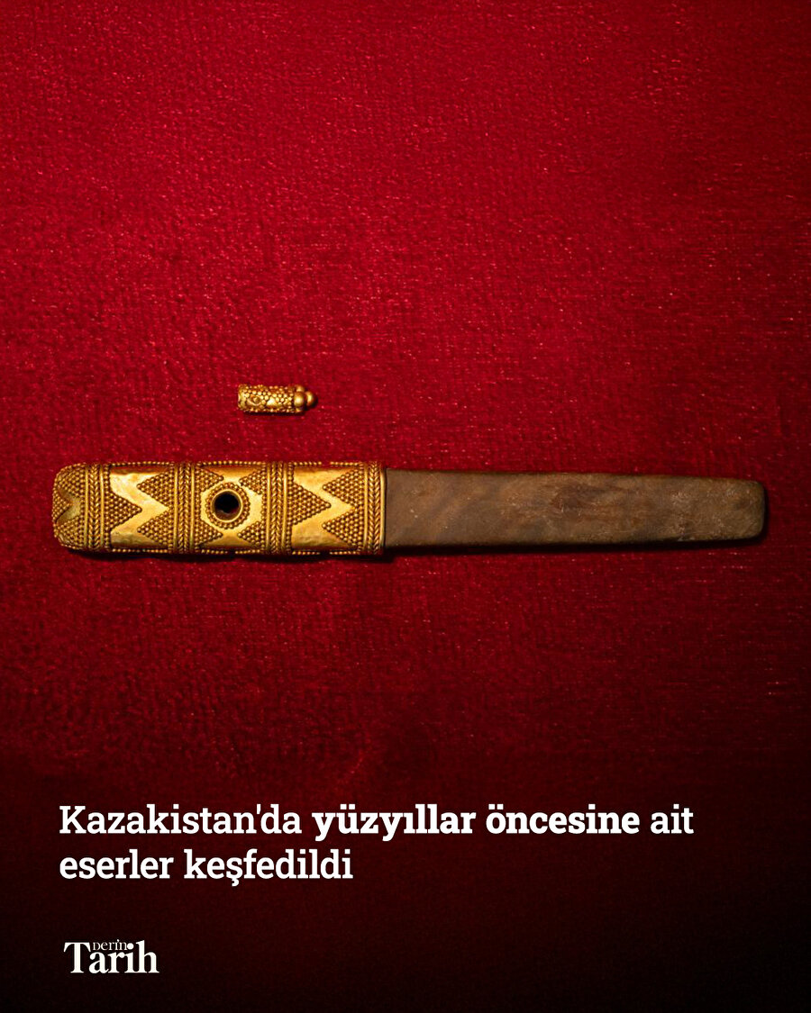 Kazakistan'da yüzlerce yıllık eserler keşfedildi