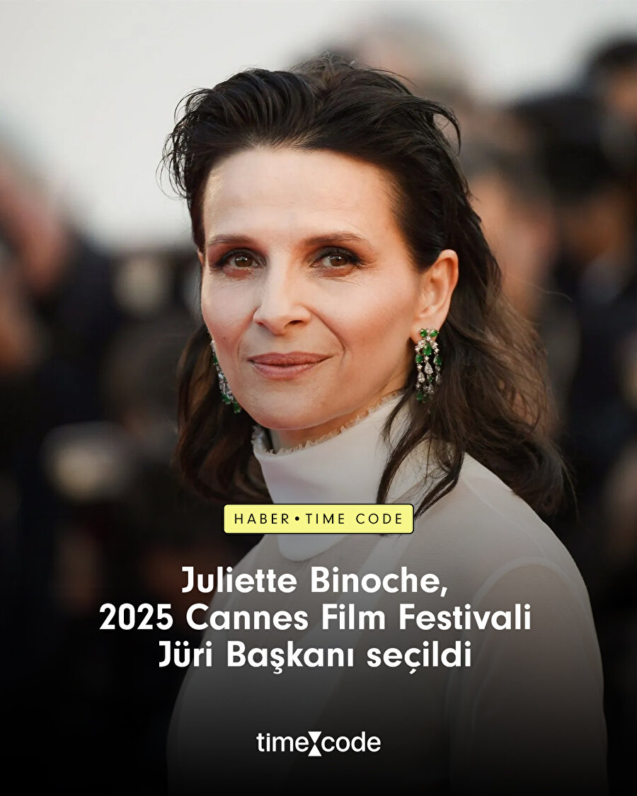 Juliette Binoche, Cannes'da Jüri Başkanı seçildi