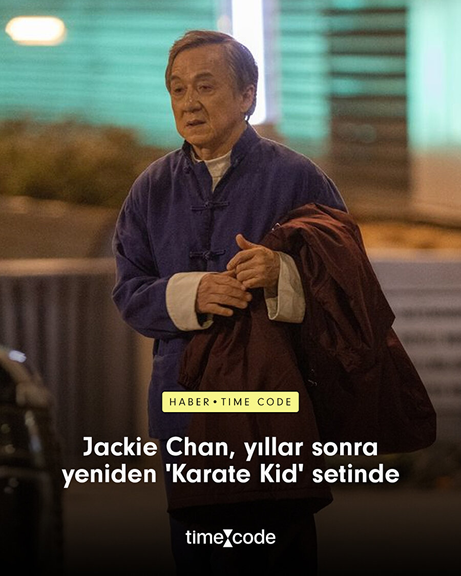 Jackie Chan yıllar sonra yeniden Karete Kid setinde