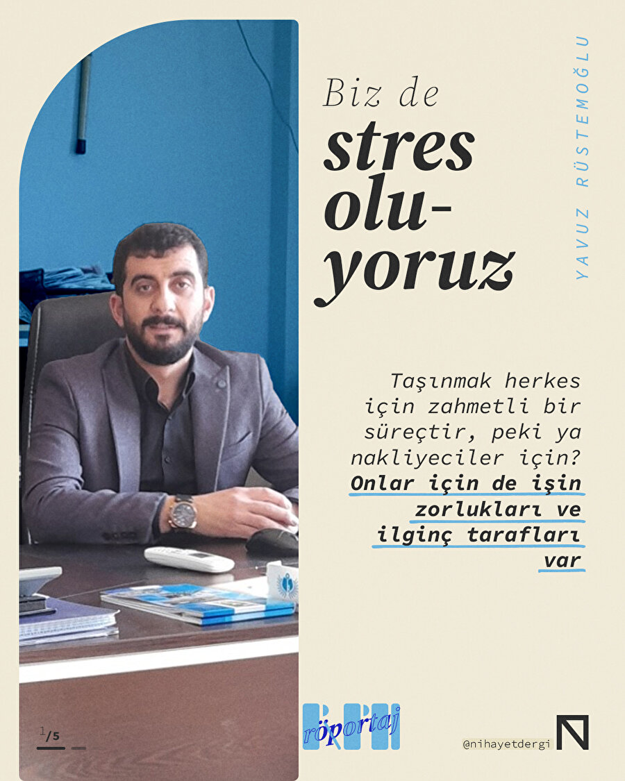 Biz de stres oluyoruz