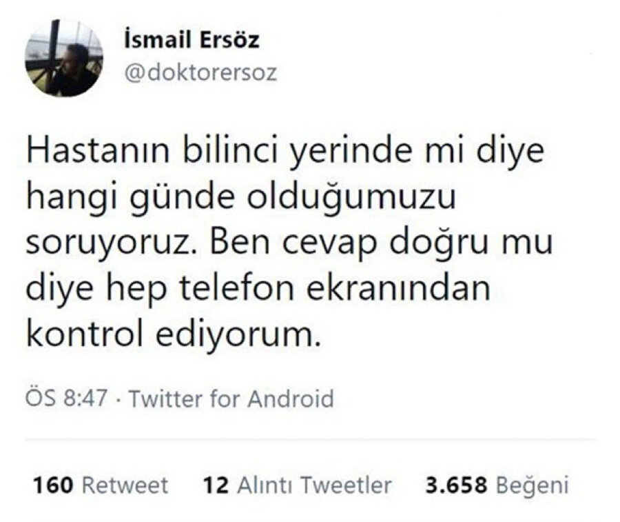 Bizim hayat algısı şuralarda