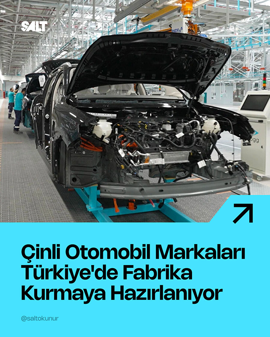 Çinli elektrikli araç firmaları, Türkiye'de fabrika kurmak için hazırlanıyor