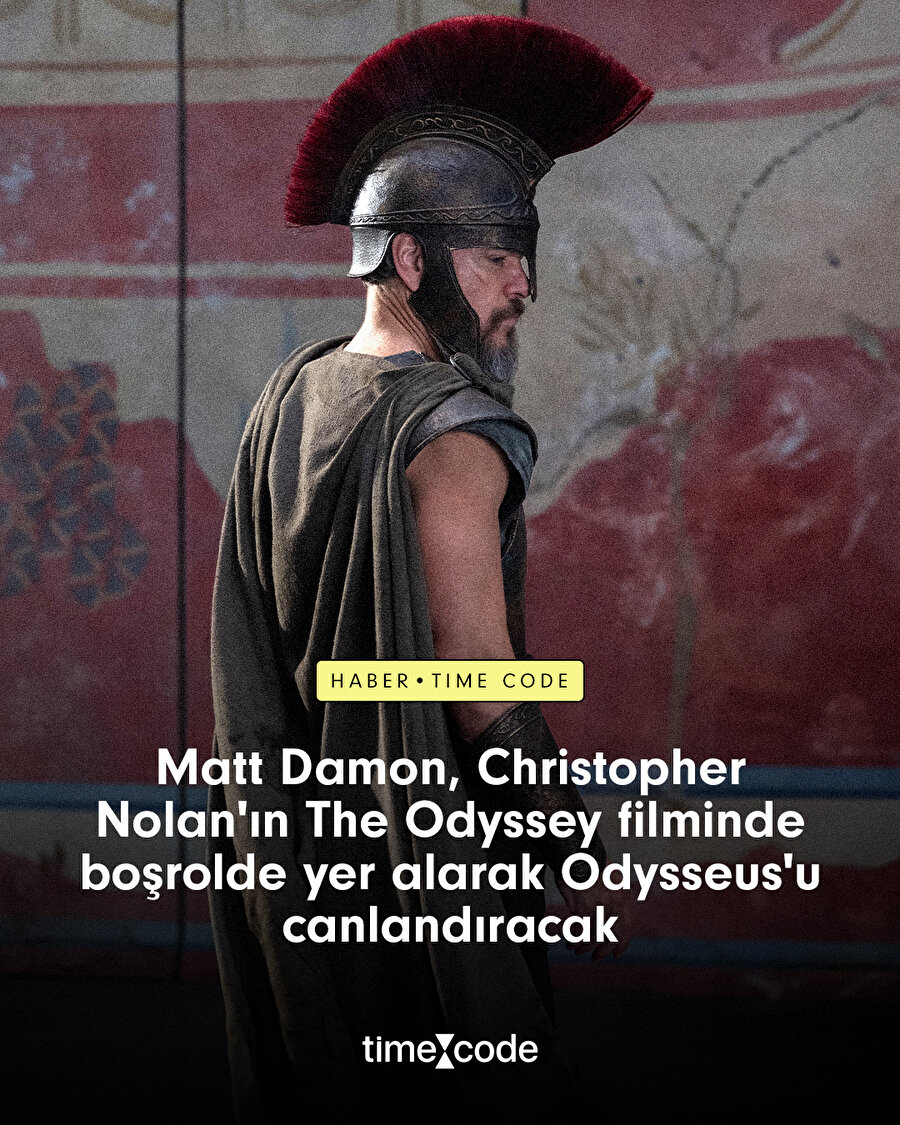  Nolan'ın yeni filmi The Odyssey'ye ilk bakış