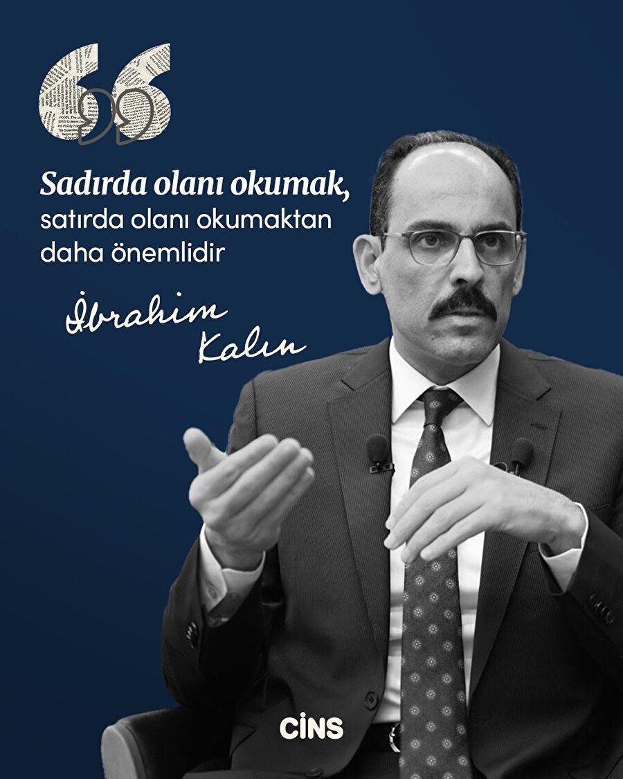 İbrahim Kalın'dan okumaya dair
