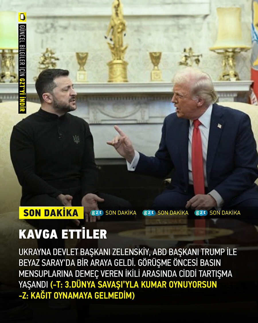 Kavga ettiler