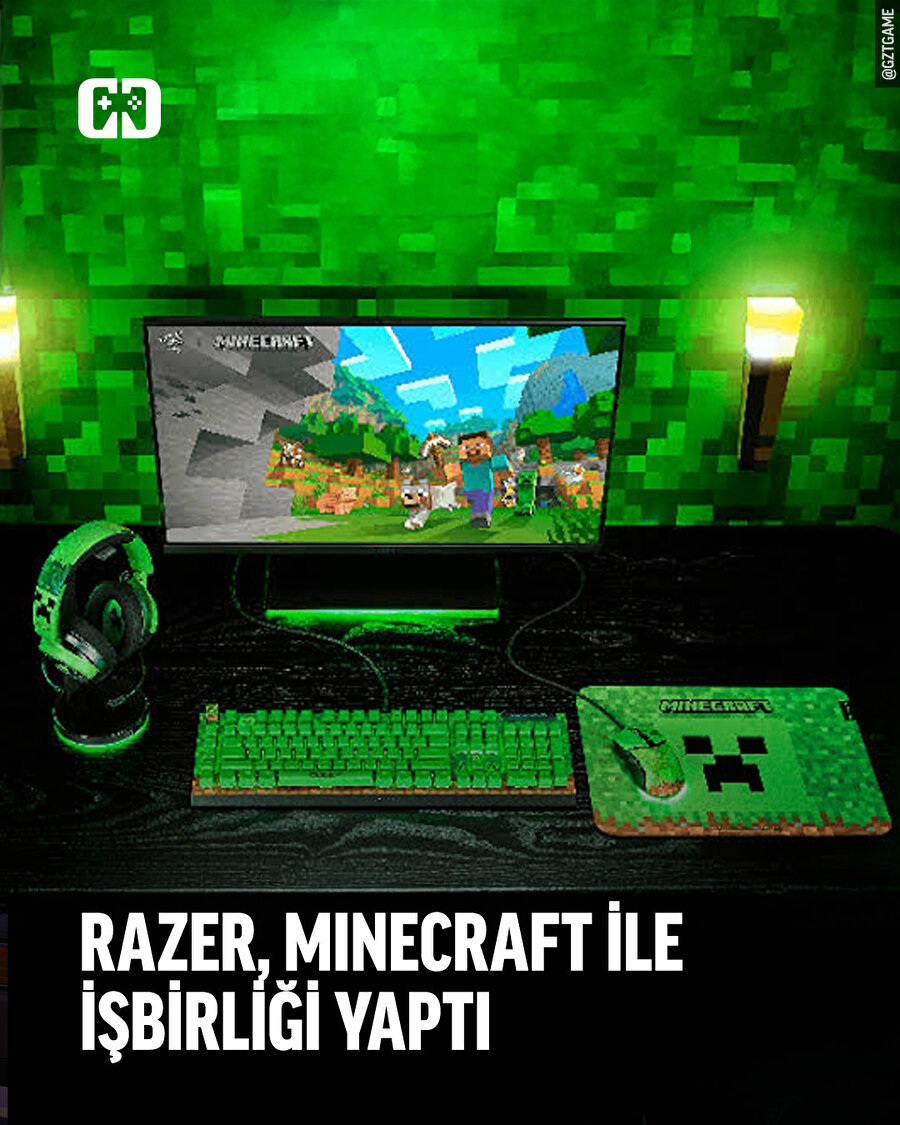 Razer ile Minecraft işbirliği