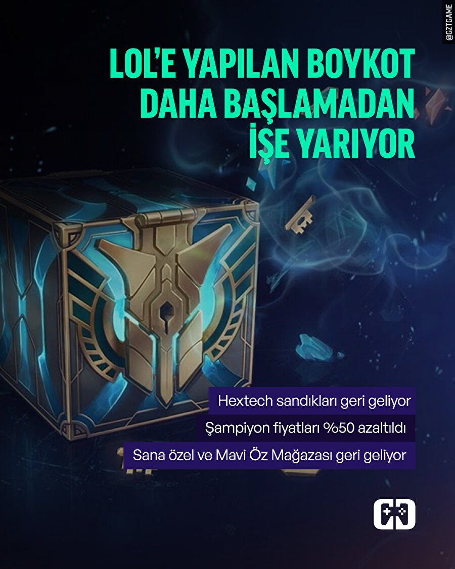 Lol'e olan boykot etkisini çabuk gösterdi