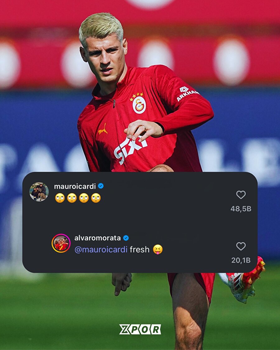 Morata’nın yeni tarzına Icardi’nin tepkisi👀