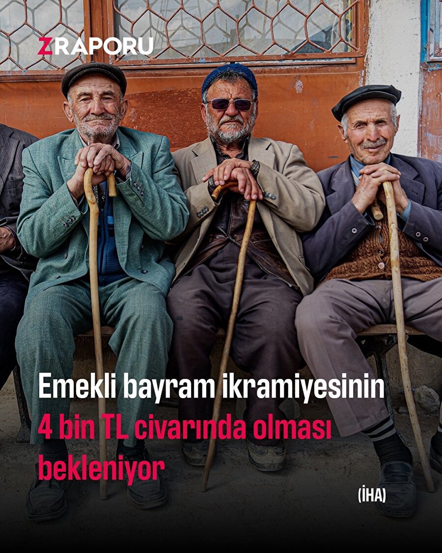 Emekli bayram ikramiyesi 4 bin TL olması bekleniyor 