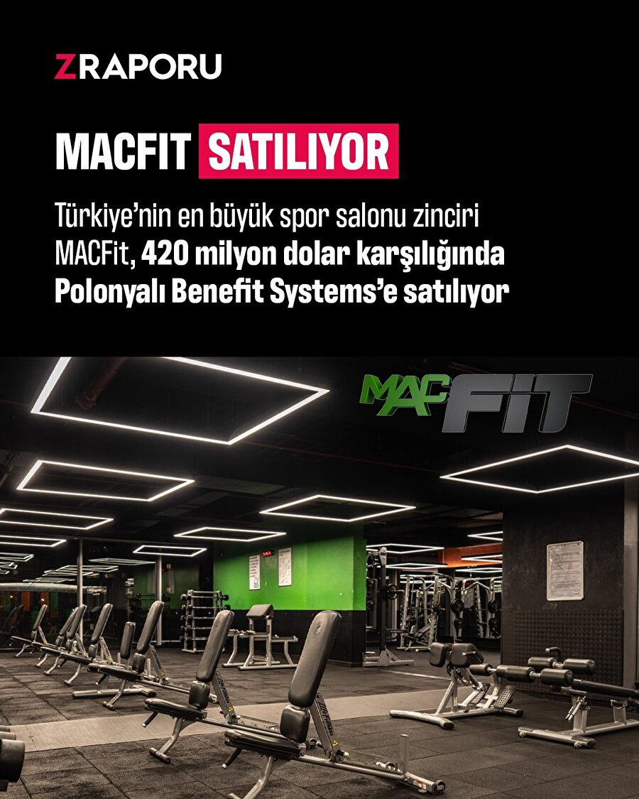 MACFit Polonyalı Benefit Systems'e satılıyor 