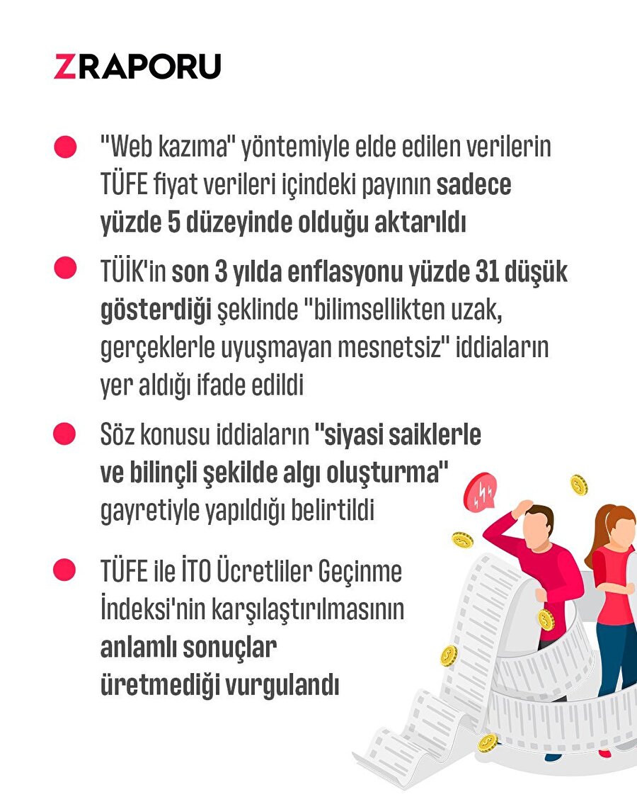 TÜİK'ten enflasyon açıklaması